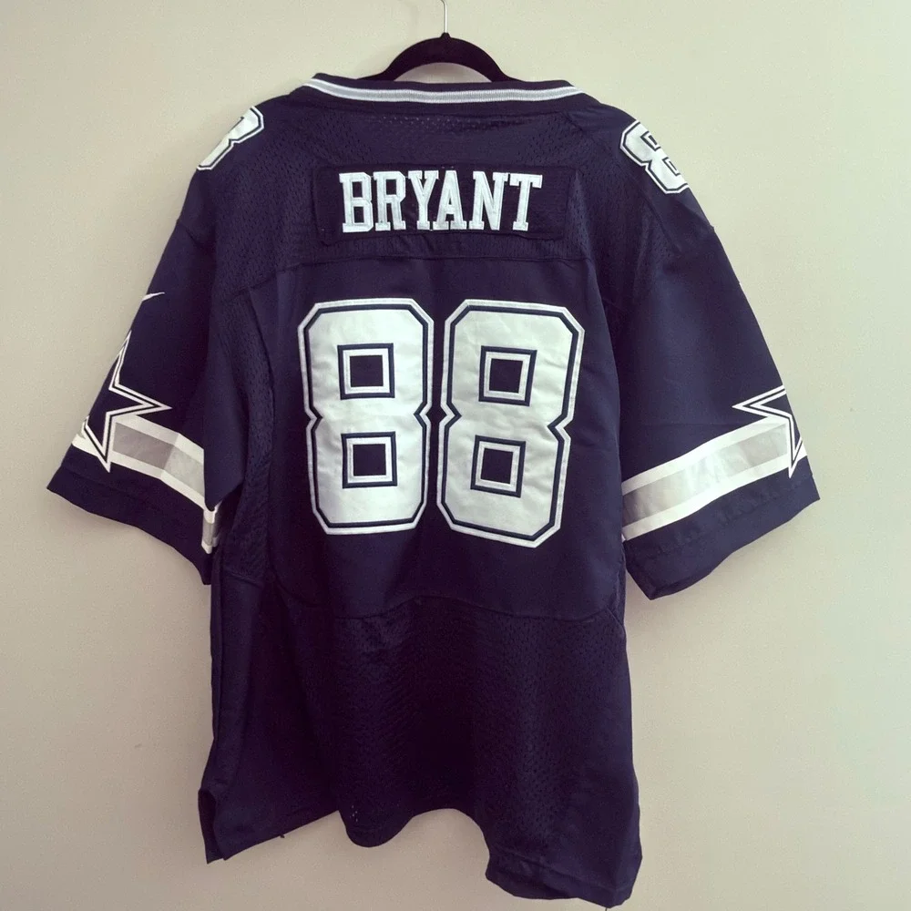 Nike Dallas Cowboys Dez Bryant‎ 88 Jersey Navy Blue Mens Size 52 On Field NFL